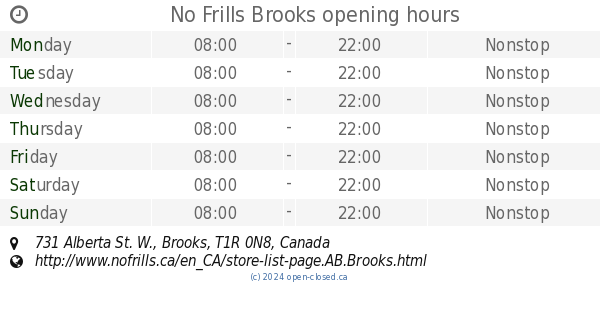 No Frills in Brooks, Alberta