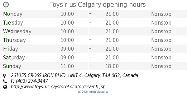 toys r us crossiron hours