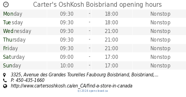 Carter's / Oshkosh - Boisbriand, QC