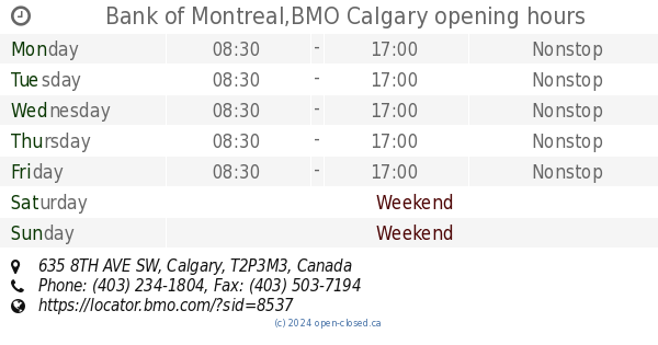 bank of montreal branch locator