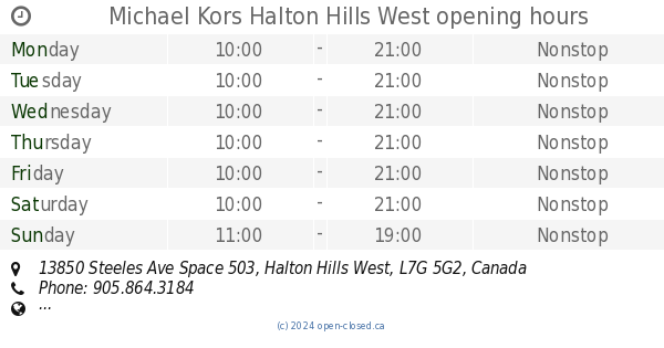 michael kors halton hills