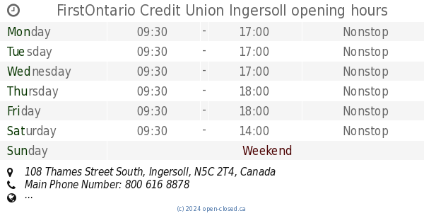 First 2025 ontario ingersoll