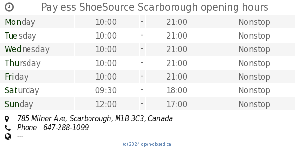 Payless scarborough store