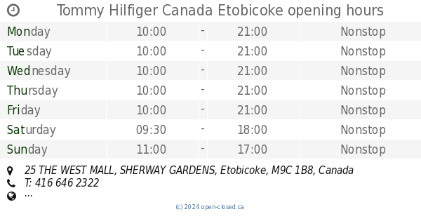 Tommy Hilfiger Canada Etobicoke opening 
