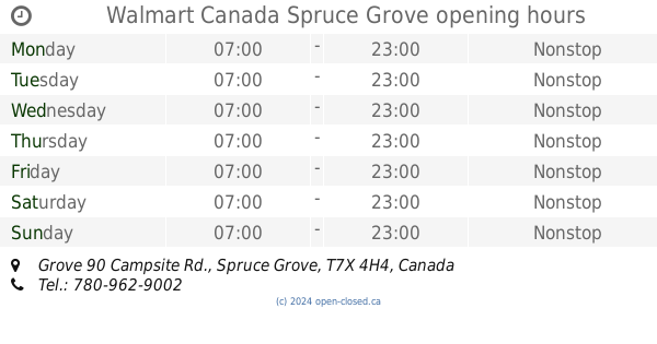 bmo spruce grove hours of operation